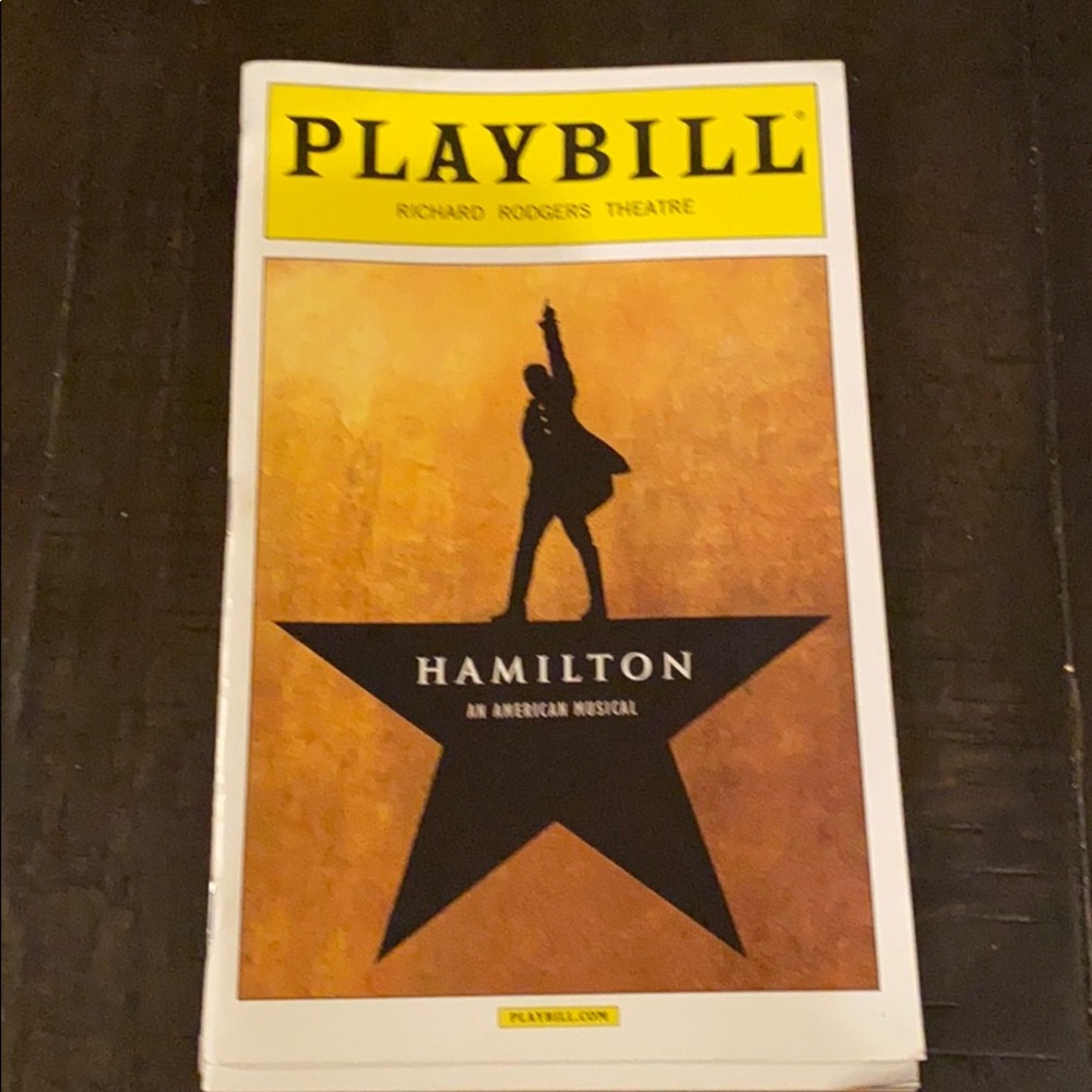 Hamilton Playbill